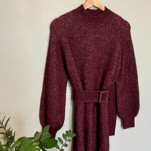 Sézane Enola Burgundy Dress (Never Worn)
